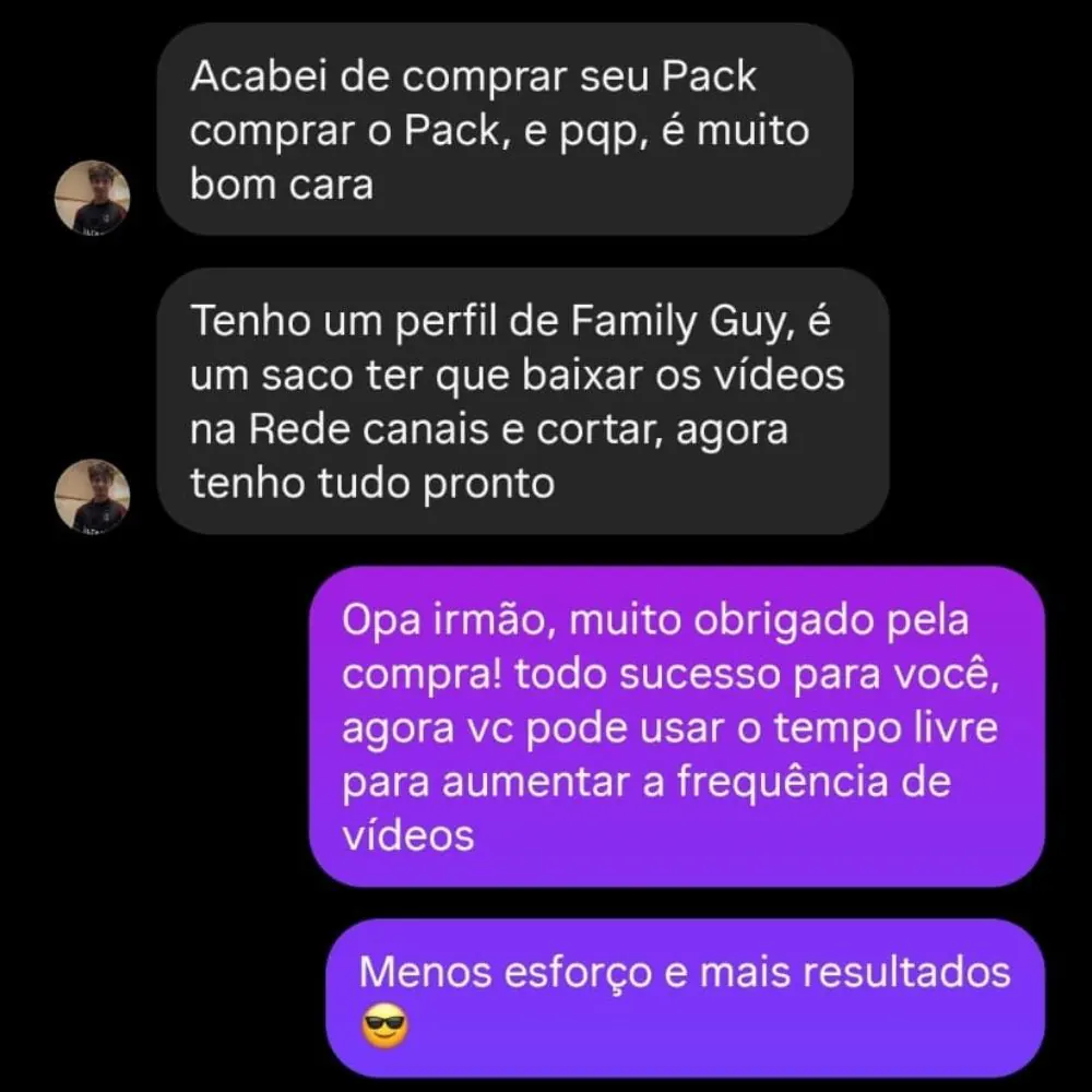 WhatsApp - Compra e Resultado